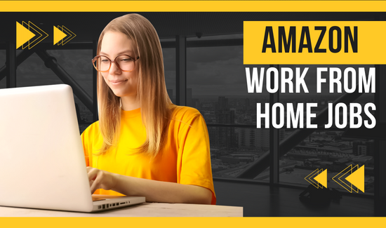 Remote employee working from home with Amazon